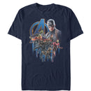 Men's Marvel Avengers: Endgame Captain America's Team T-Shirt