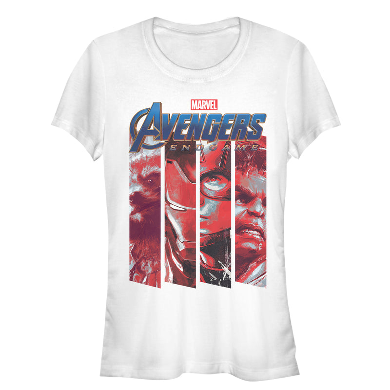 Junior's Marvel Avengers: Endgame Hero Panels T-Shirt