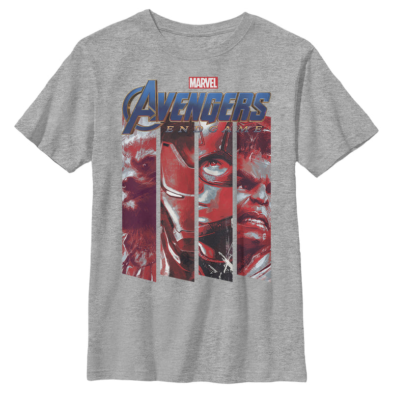Boy's Marvel Avengers: Endgame Hero Panels T-Shirt