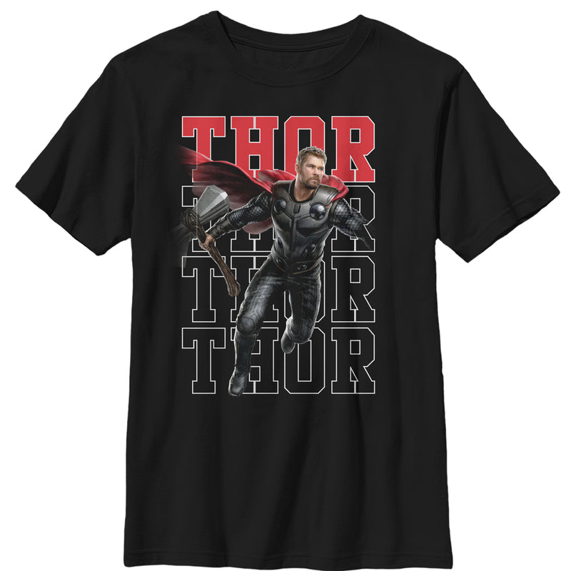 Boy's Marvel Avengers: Endgame Thor Repeat T-Shirt
