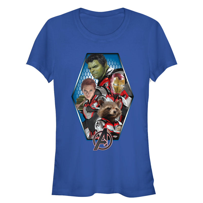 Junior's Marvel Avengers: Endgame Hero Frame T-Shirt