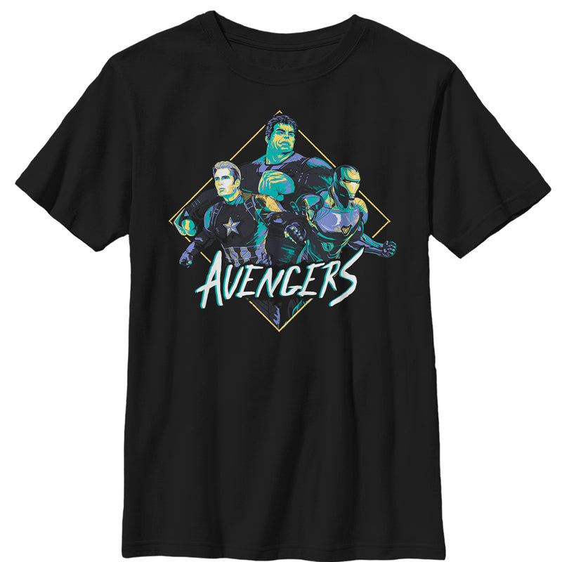 Boy's Marvel Avengers: Endgame Retro Heroes T-Shirt