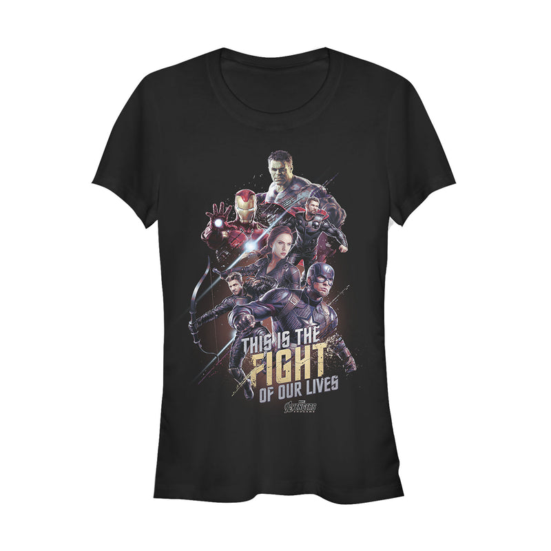 Junior's Marvel Avengers: Endgame Fight of Our Lives T-Shirt