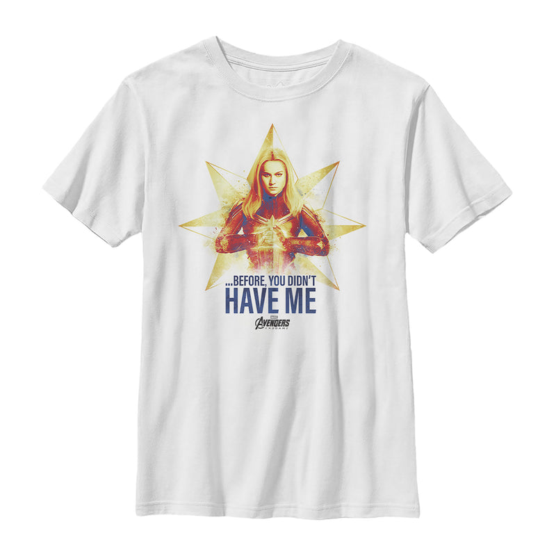 Boy's Marvel Avengers: Endgame Before Captain Marvel T-Shirt