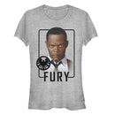 Junior's Marvel Captain Marvel Fury Frame T-Shirt