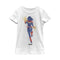 Girl's Marvel Avengers: Endgame Captain Marvel Spray Paint T-Shirt
