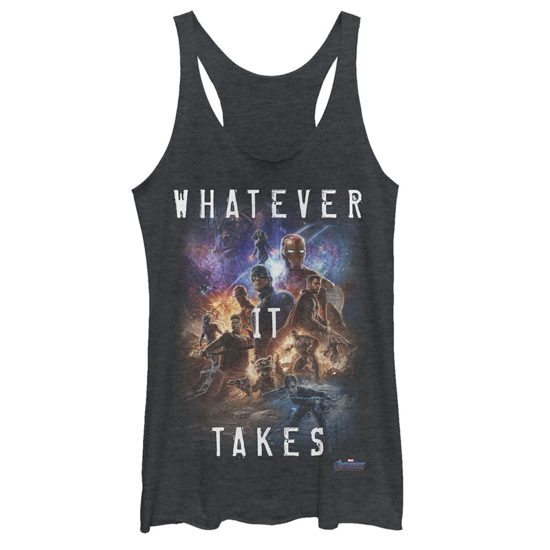 Women's Marvel Avengers: Endgame Whatever It Takes Poster Racerback Tank Top