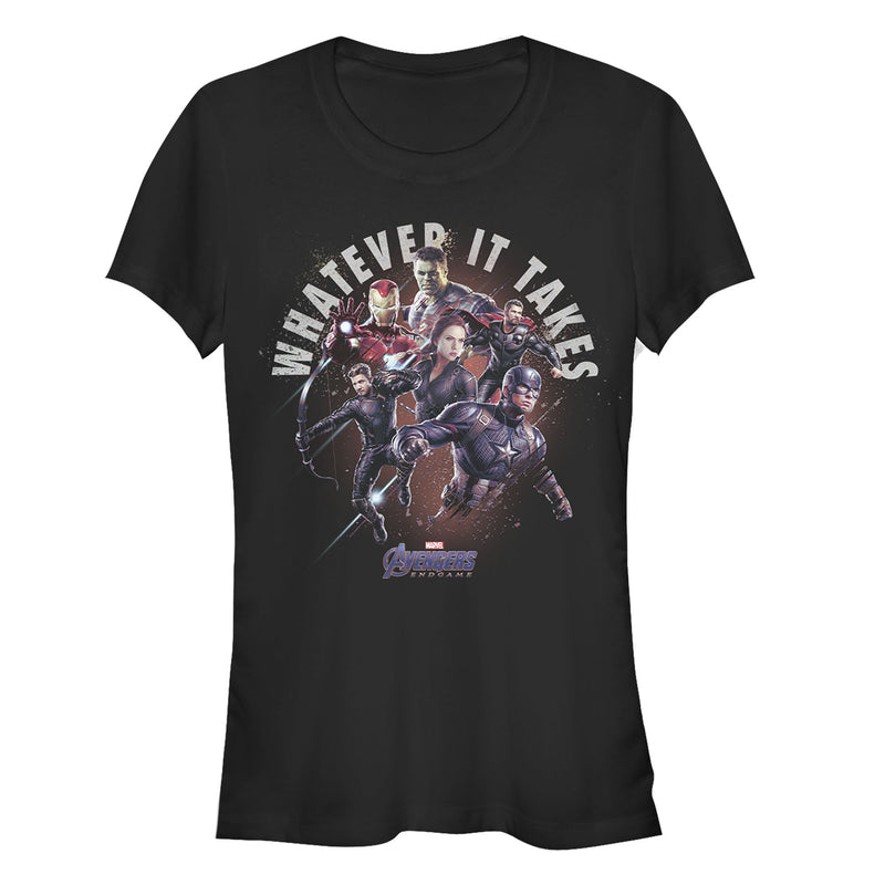 Junior's Marvel Avengers: Endgame Whatever It Takes Team T-Shirt