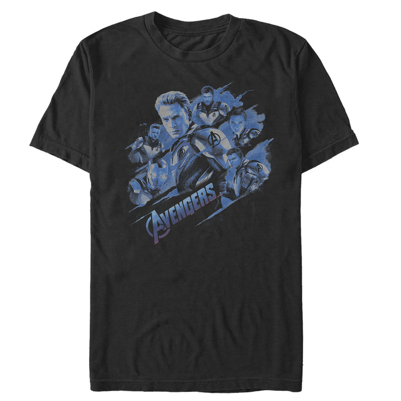 Men's Marvel Avengers: Endgame Smokey Captain America T-Shirt