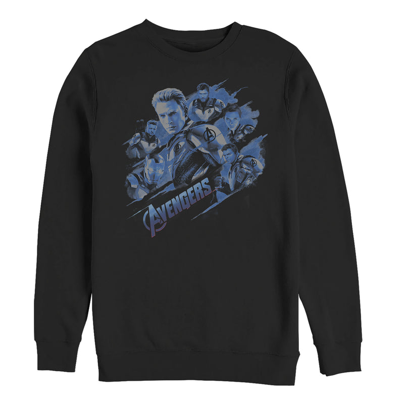 Men's Marvel Avengers: Endgame Smokey Captain America Sweatshirt