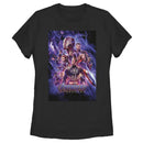 Women's Marvel Studios Avengers Endgame Space Group Shot Poster T-Shirt