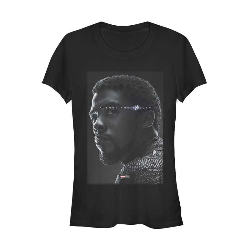 Junior's Marvel Avengers: Endgame Panther Poster T-Shirt