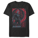 Men's Marvel Black Widow Infrared Globe T-Shirt
