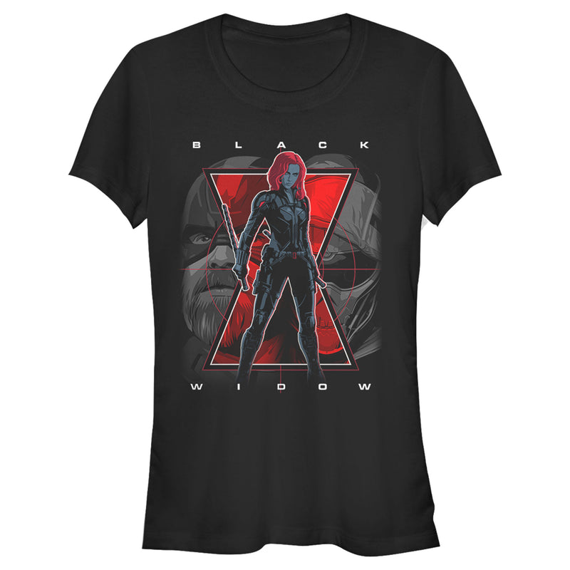 Junior's Marvel Black Widow Battle Trio T-Shirt