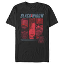 Men's Marvel Black Widow Character Panel T-Shirt