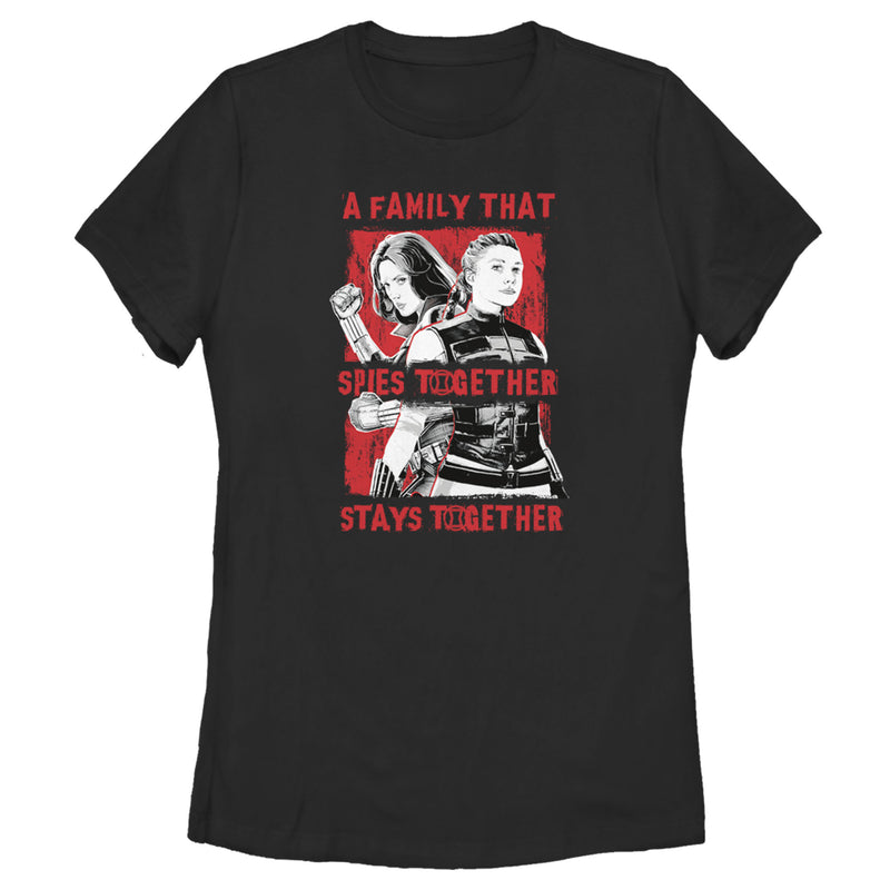 Women's Marvel Black Widow Spy Family T-Shirt