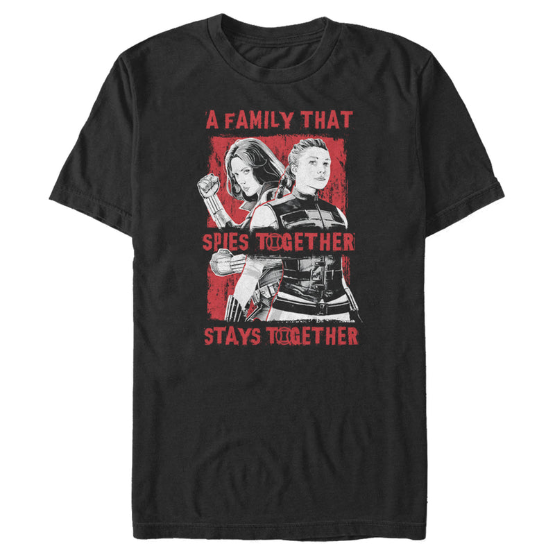 Men's Marvel Black Widow Spy Family T-Shirt