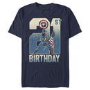 Men's Marvel Captain America 21st Birthday T-Shirt