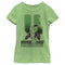 Girl's Marvel Hulk Smash 4th Birthday T-Shirt