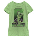 Girl's Marvel Hulk Smash 6th Birthday T-Shirt
