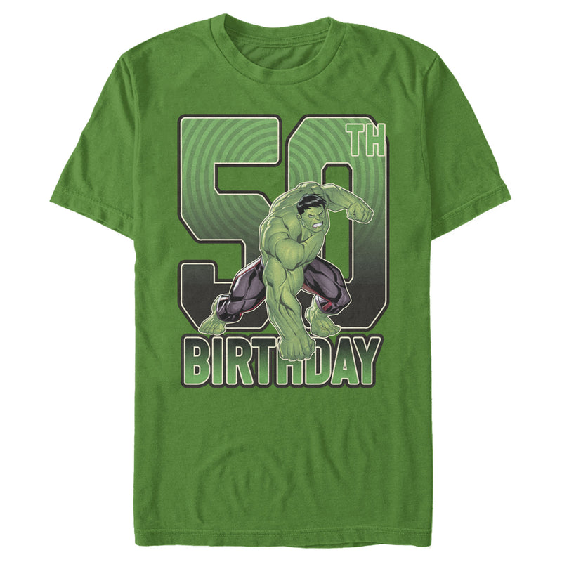 Men's Marvel Hulk Smash 50th Birthday T-Shirt