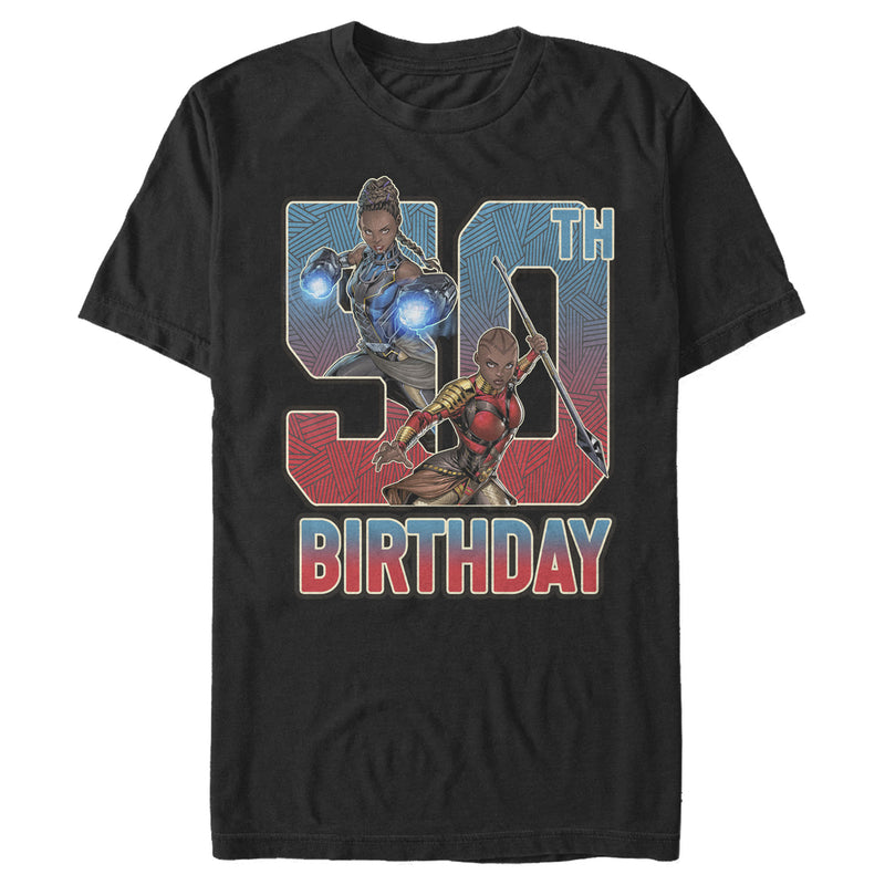 Men's Marvel Shuri and Okoye 50th Birthday T-Shirt