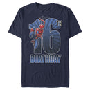 Men's Marvel Spider-Man Swinging 16th Birthday T-Shirt