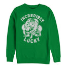 Men's Marvel St. Patrick's Day Hulk Incredibly Lucky Clover Sweatshirt