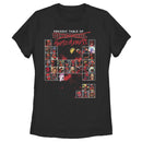 Women's Marvel Deadpool Periodic Table T-Shirt