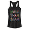 Junior's Marvel More Than a Fan Hero Font Racerback Tank Top
