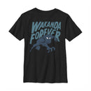 Boy's Marvel Black Panther Wakanda Forever T-Shirt