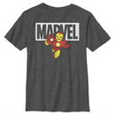 Boy's Marvel Iron Man Brick Logo T-Shirt