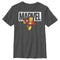 Boy's Marvel Iron Man Brick Logo T-Shirt