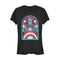 Junior's Marvel Captain America Stained Glass T-Shirt