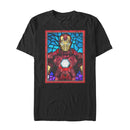 Men's Marvel Iron Man Stained Glass T-Shirt