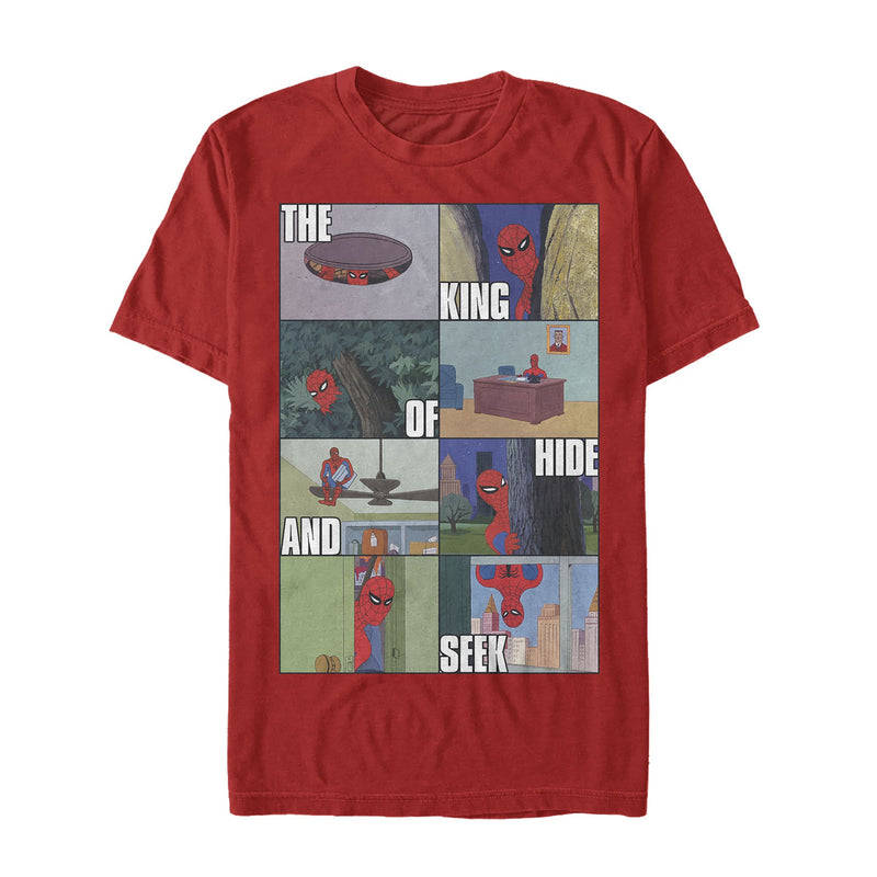 Men's Marvel Spider-Man Hide & Seek King T-Shirt