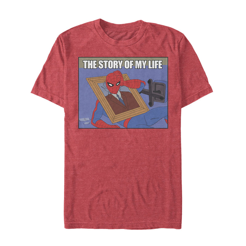 Men's Marvel Spider-Man Story of Life T-Shirt