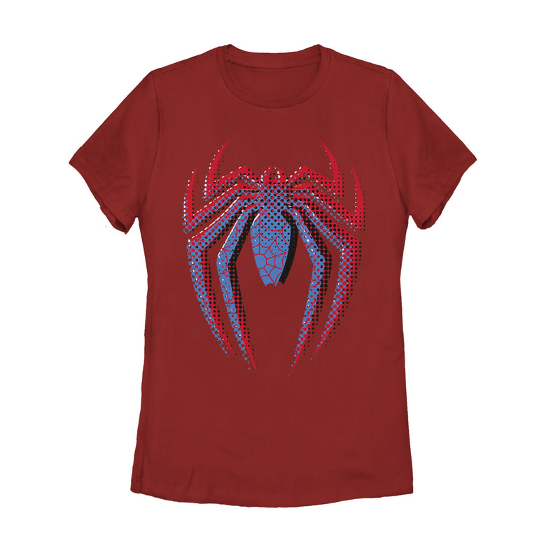 Women's Marvel Spider-Man Dot Logo T-Shirt