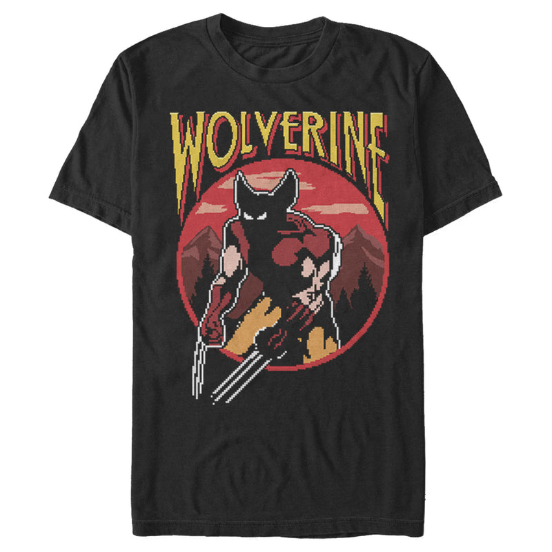 Men's Marvel X-Men Pixel Wolverine T-Shirt