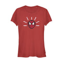 Junior's Marvel Pixelated Spider-Man Mask T-Shirt