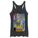 Women's Marvel Silver Surfer Rainbow Thanos's Guide Comic Cover Racerback Tank Top