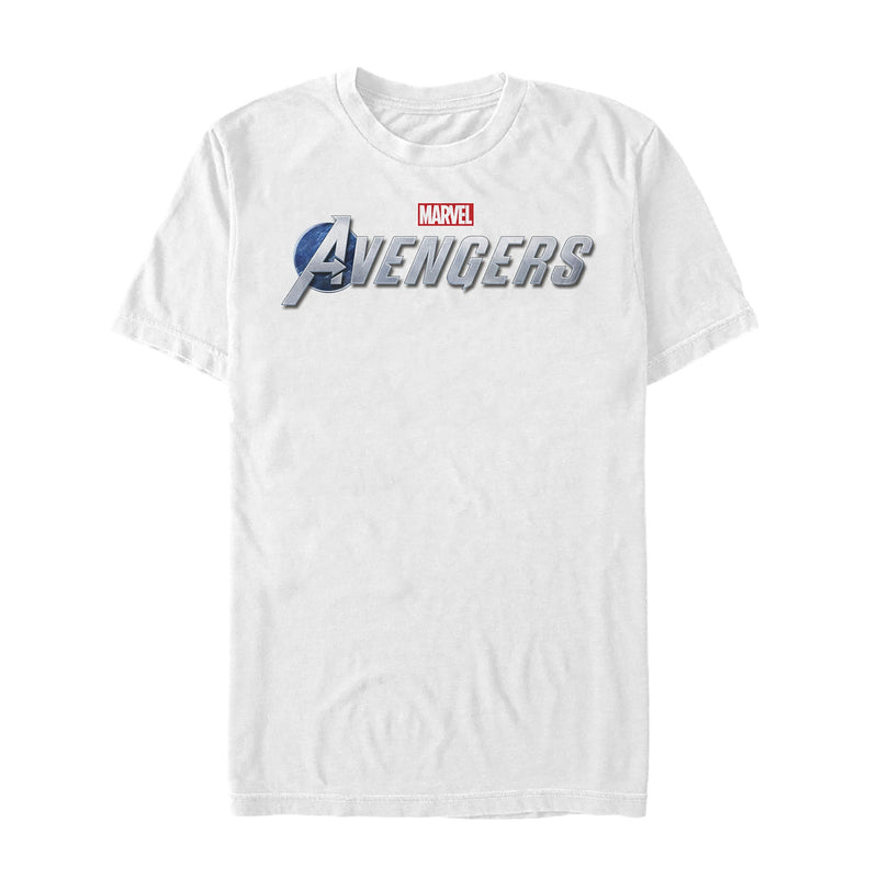 Men's Marvel Avengers Game Text Logo T-Shirt