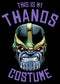 Junior's Marvel Halloween Thanos Costume T-Shirt