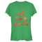 Junior's Marvel Christmas Gingerbread Cookie Tree T-Shirt