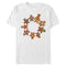 Men's Marvel Christmas Gingerbread Cookie Circle T-Shirt