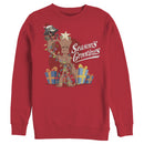Men's Marvel Christmas Groot & Rocket Season Grooting Sweatshirt