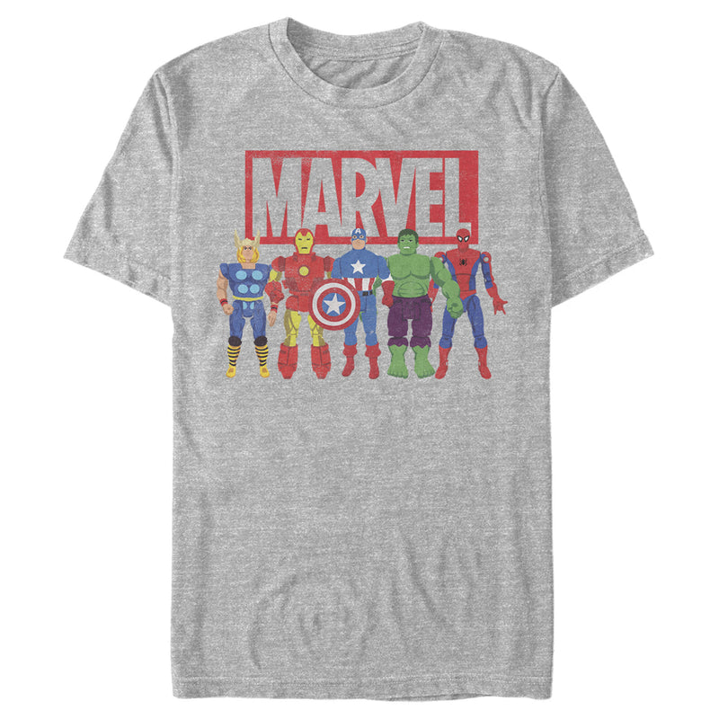 Men's Marvel Avenger Action Figures T-Shirt