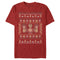 Men's Marvel Ugly Christmas Iron Man T-Shirt