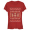 Junior's Marvel Ugly Christmas Iron Man T-Shirt