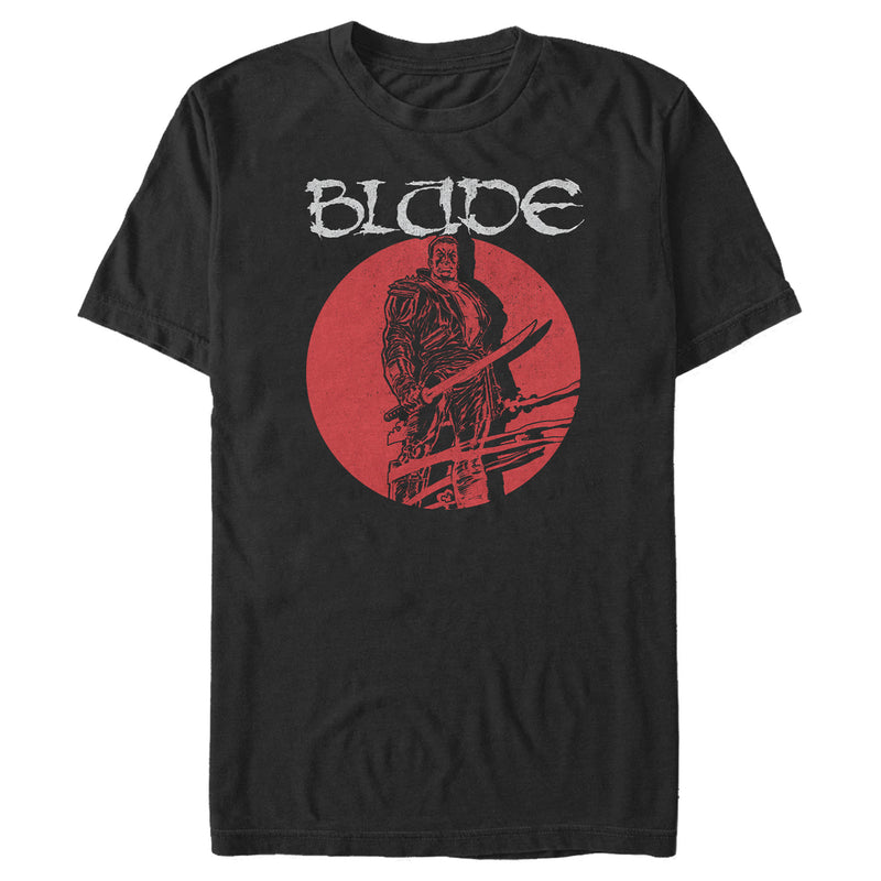 Men's Marvel Blade Circle Portrait T-Shirt
